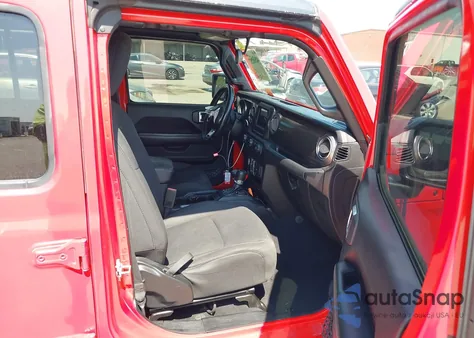 2020 Jeep Wrangler Unlimited Sahara 4X4 из США, поврежденный, VIN 1C4HJXEN5LW136817